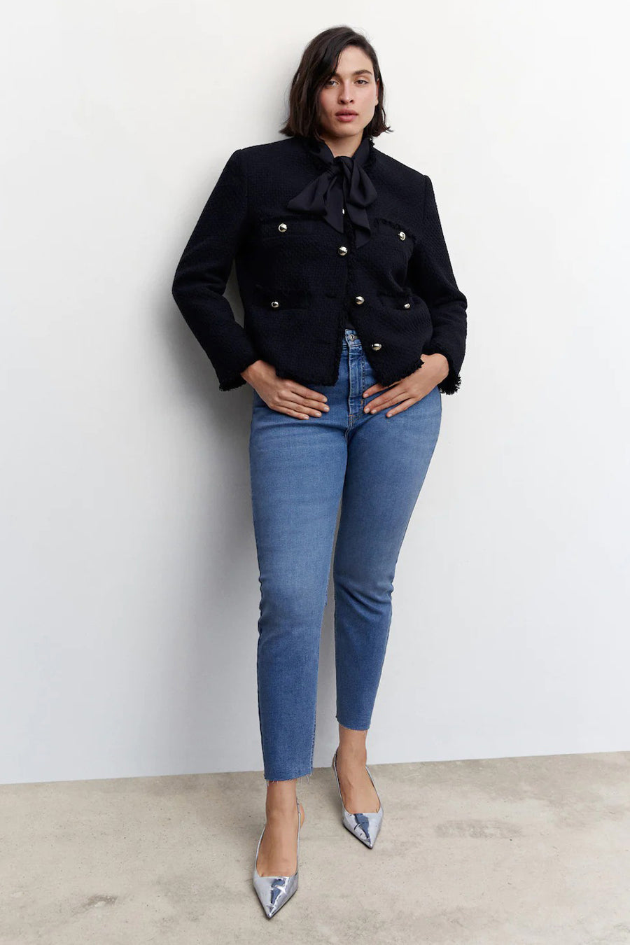 Jeans skinny Mid blue denim - Mango