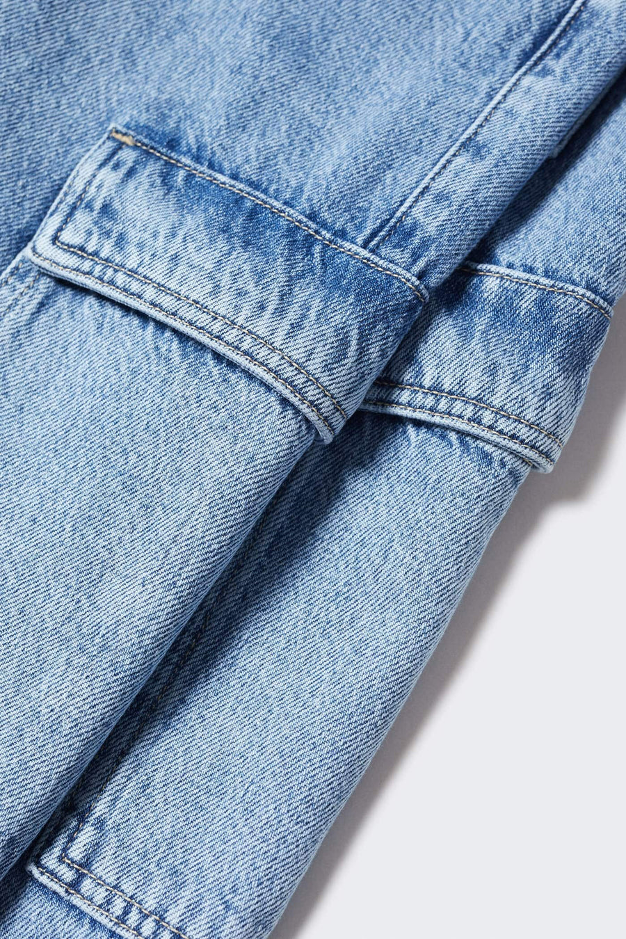 Jeans straight Mid blue denim - Mango