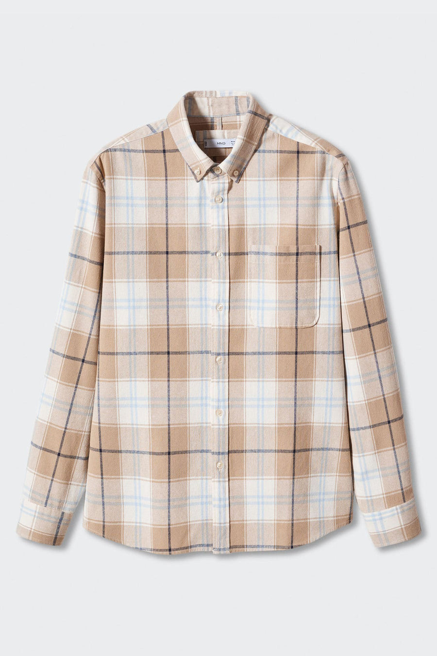 Hemd (lange mouwen) Beige - Mango