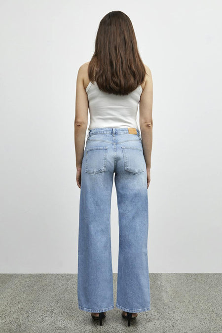 Jeans wide Light blue denim - PULZ