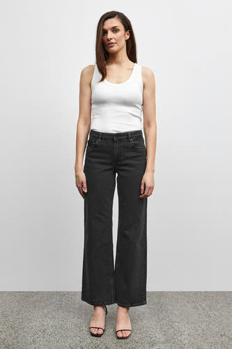 Jeans wide Dark blue denim - PULZ