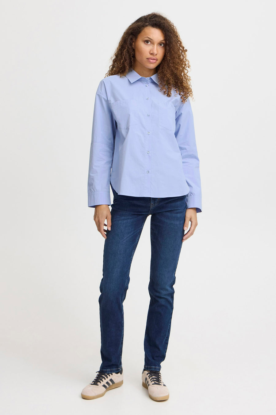 Hemd (lange mouwen) Blauw - PULZ