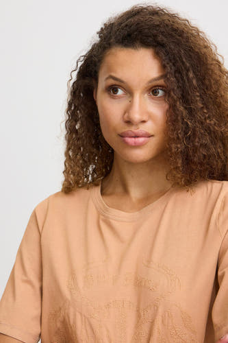 Top (korte mouwen) Beige - PULZ