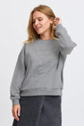 Sweater met ronde hals Grijs - PULZ