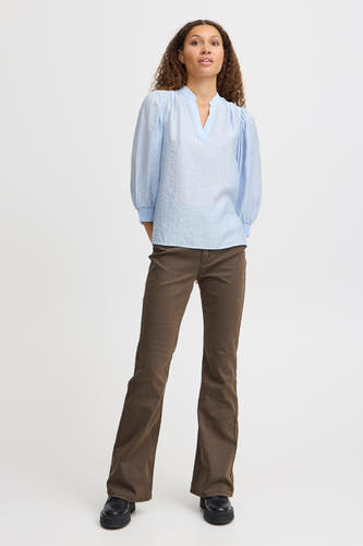 Blouse 3/4 Blauw - PULZ