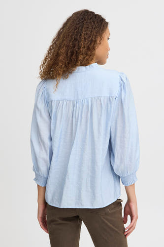 Blouse 3/4 Blauw - PULZ