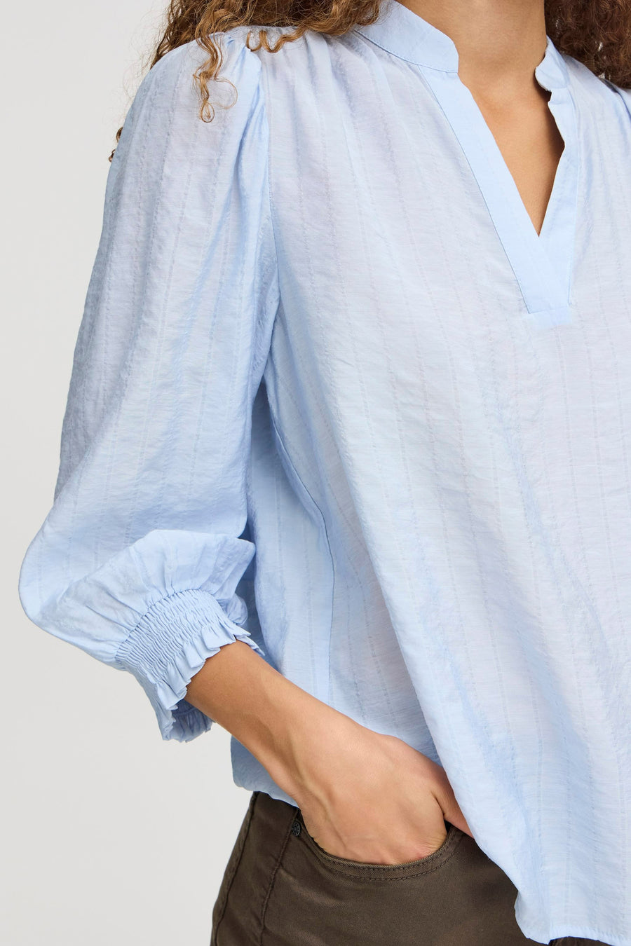 Blouse 3/4 Blauw - PULZ