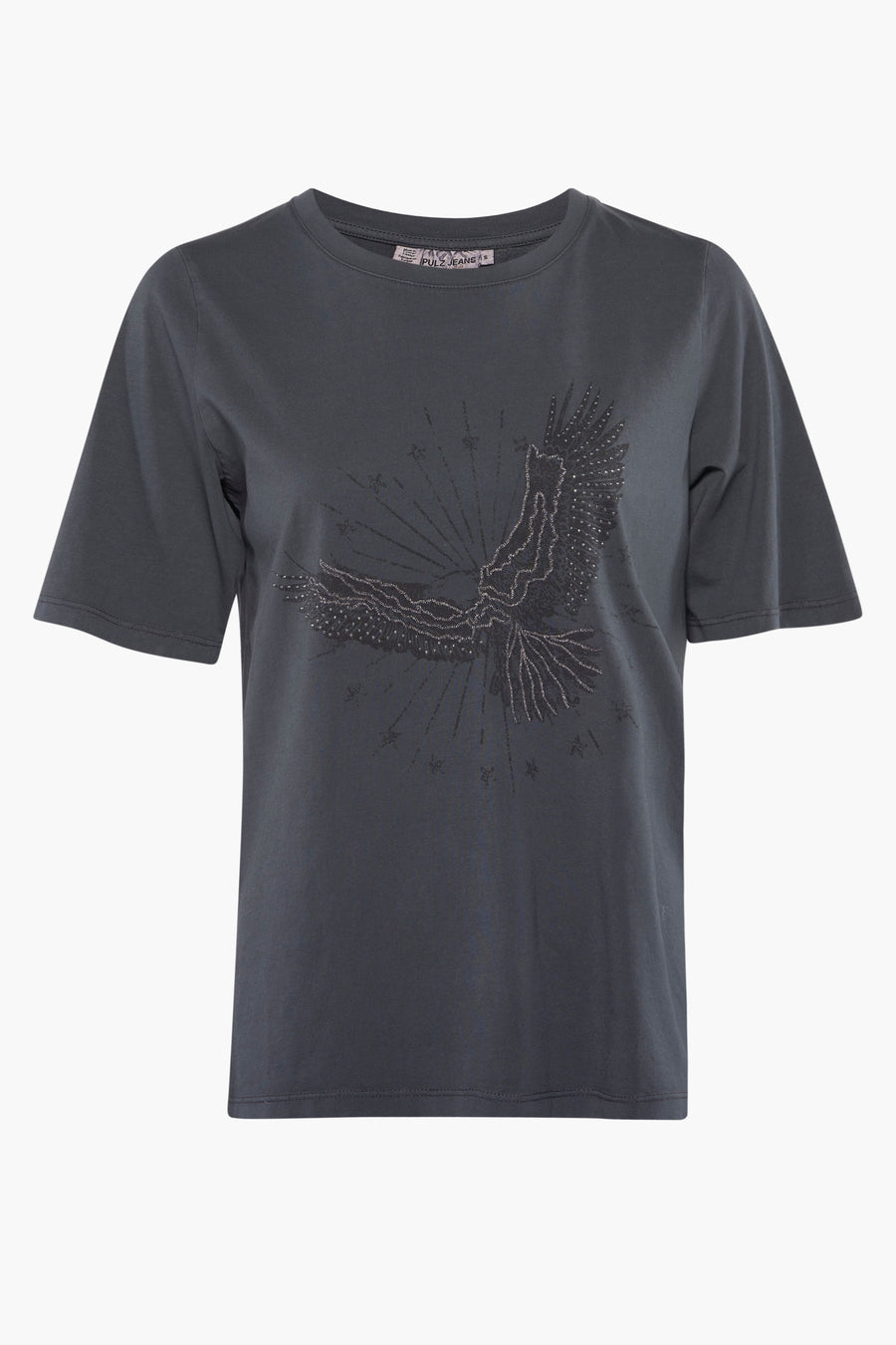 T-shirt (korte mouwen) Grijs - PULZ
