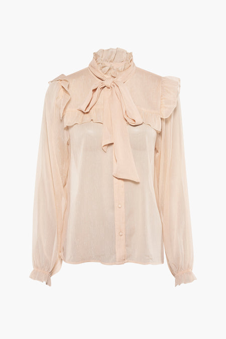 Hemd (lange mouwen) Beige - PULZ