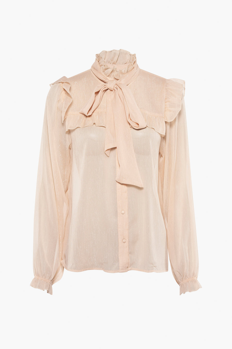 Hemd (lange mouwen) Beige - PULZ