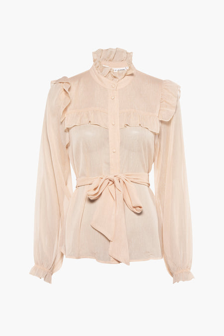 Hemd (lange mouwen) Beige - PULZ