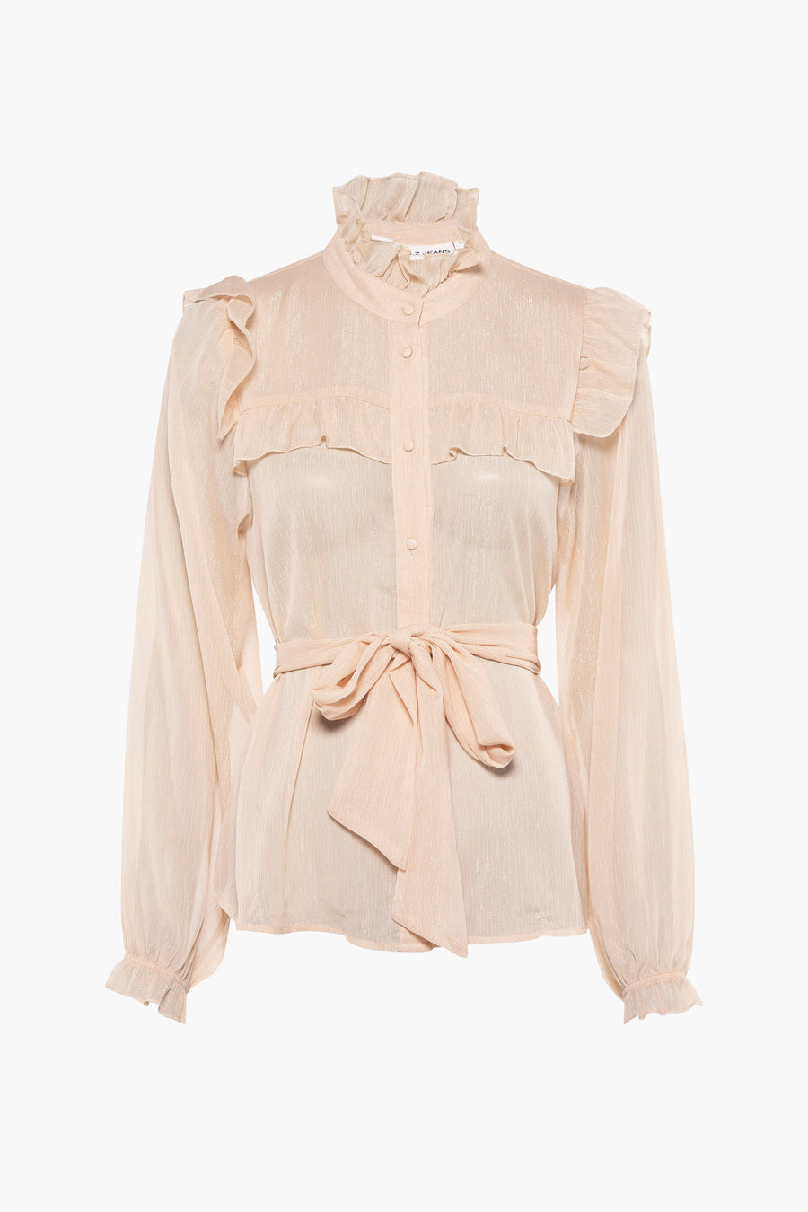 Hemd (lange mouwen) Beige - PULZ