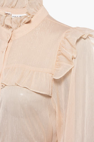 Hemd (lange mouwen) Beige - PULZ