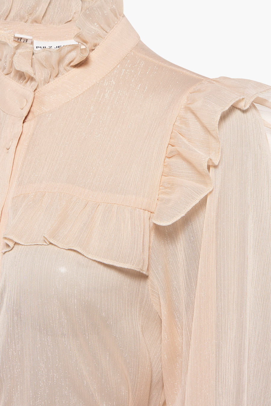 Hemd (lange mouwen) Beige - PULZ