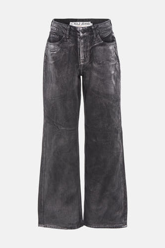 Jeans wide Zilver - PULZ