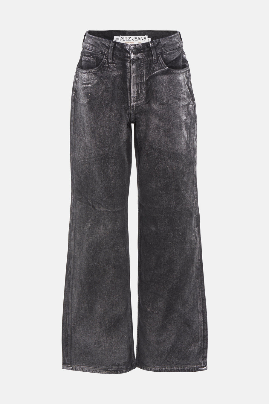 Jeans wide Zilver - PULZ