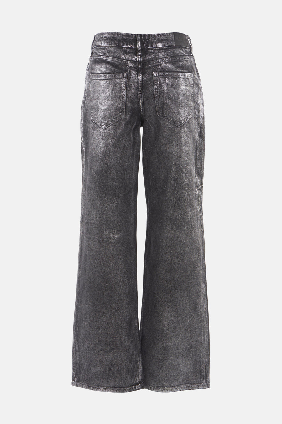 Jeans wide Zilver - PULZ