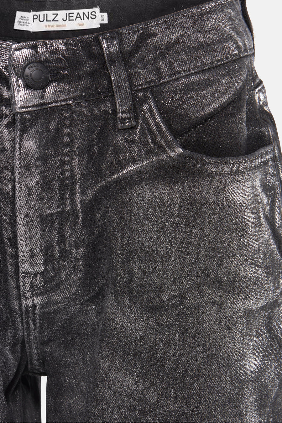 Jeans wide Zilver - PULZ