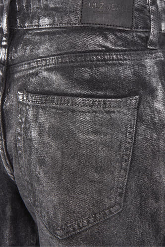 Jeans wide Zilver - PULZ