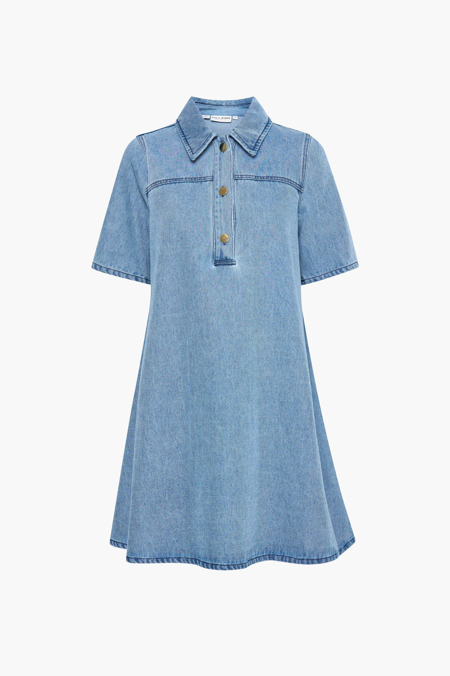 Kleedjes (korte mouwen) Denim - PULZ