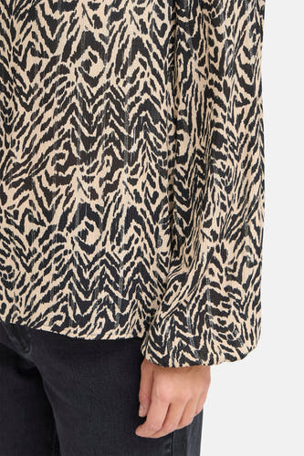 Blouse (lange mouwen) Bruin - PULZ