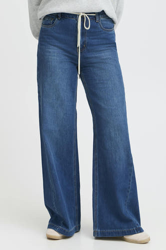 Jeans wide Dark blue denim - PULZ