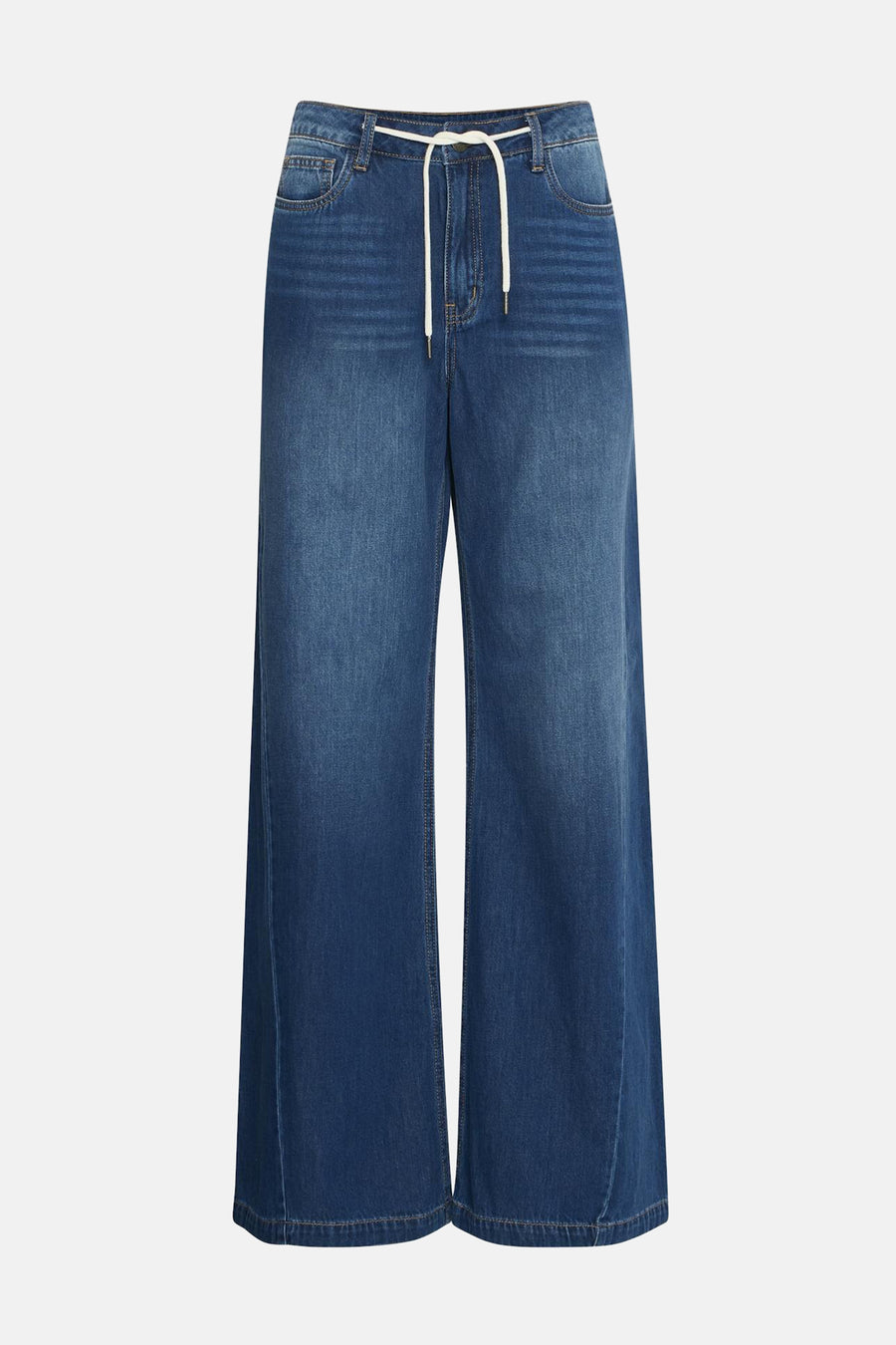 Jeans wide Dark blue denim - PULZ