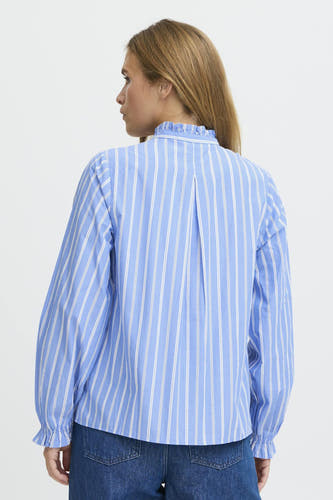 Blouse (lange mouwen) Blauw - PULZ