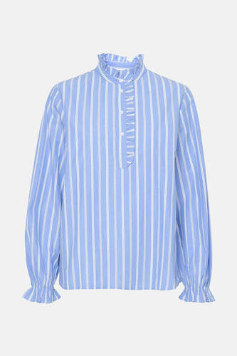 Blouse (lange mouwen) Blauw - PULZ