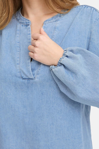 Blouse Light blue denim - PULZ