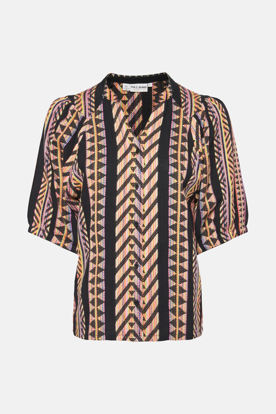 Blouse (lange mouwen) Zwart - PULZ