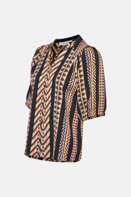 Blouse (lange mouwen) Zwart - PULZ