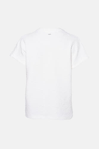 Blouse (korte mouwen) Ecru - PULZ
