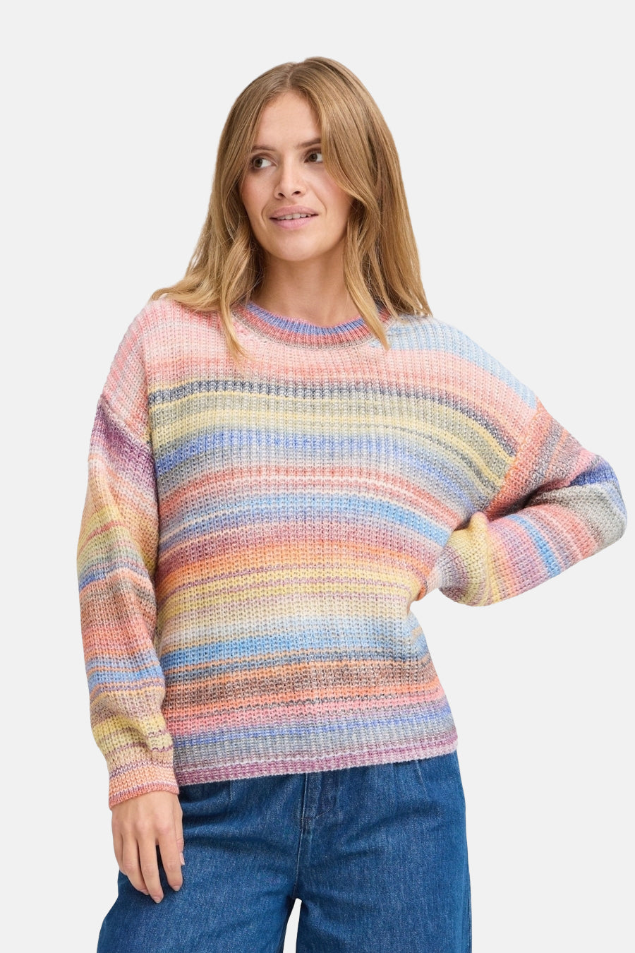 Trui met ronde hals Multicolor - PULZ