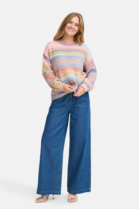 Trui met ronde hals Multicolor - PULZ