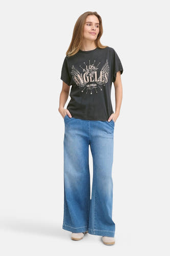 T-shirt (korte mouwen) Zwart - PULZ