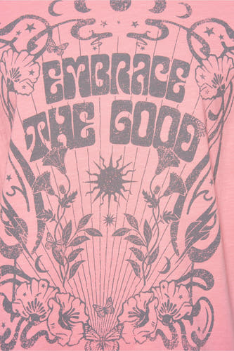 T-shirt (korte mouwen) Roze - PULZ