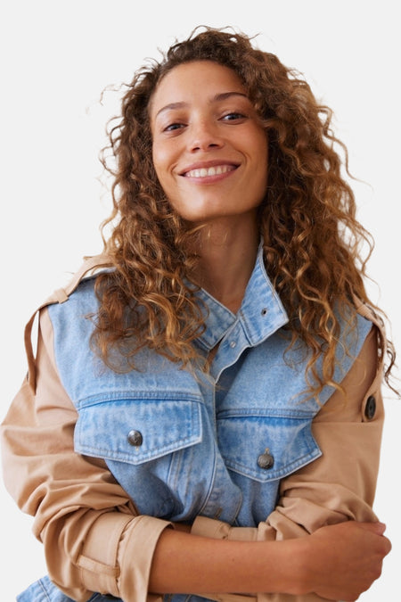 Jeansjas Blauw - PULZ