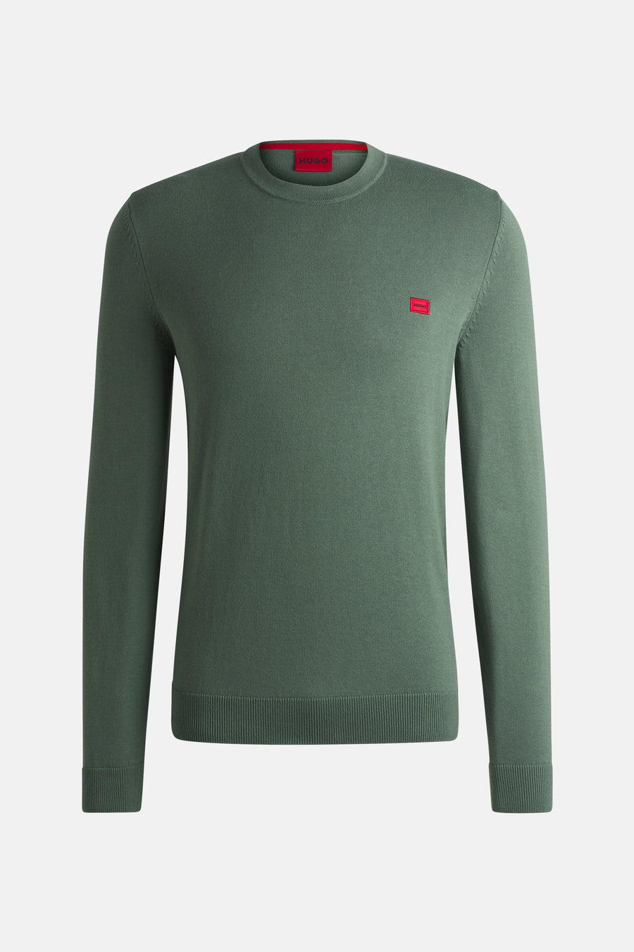 Trui met ronde hals Groen - HUGO