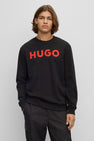 Sweater met ronde hals Zwart - HUGO
