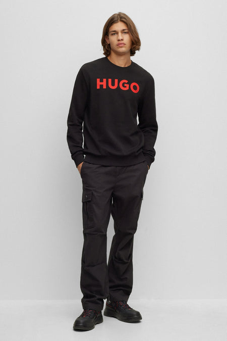 Sweater met ronde hals Zwart - HUGO