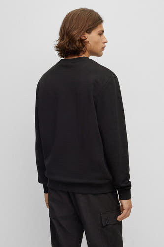 Sweater met ronde hals Zwart - HUGO