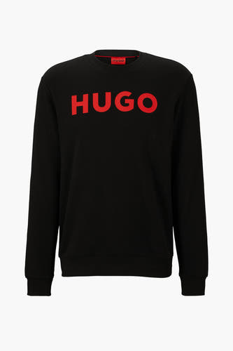 Sweater met ronde hals Zwart - HUGO