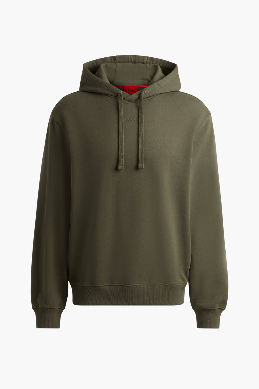 Sweater met kap Groen - HUGO