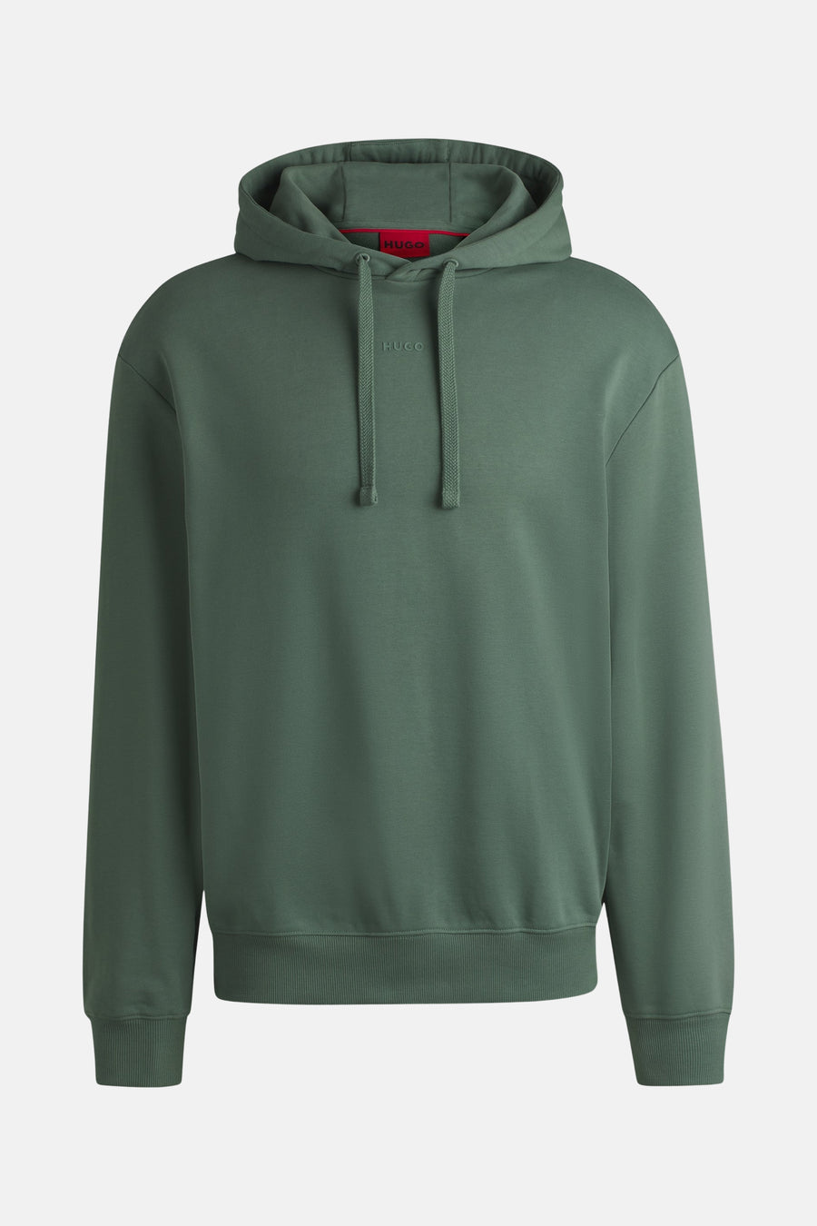 Sweater met kap Groen - HUGO