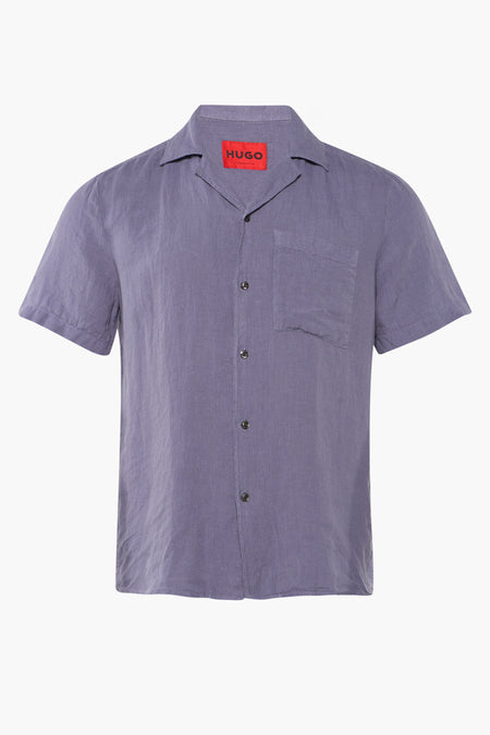 Hemd (korte mouwen) Blauw - HUGO