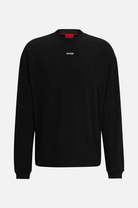 Sweater met ronde hals Zwart - HUGO