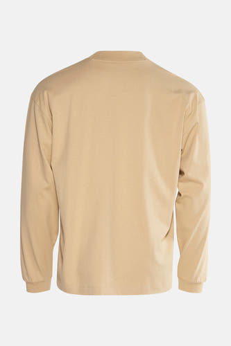 Sweater met ronde hals Beige - HUGO
