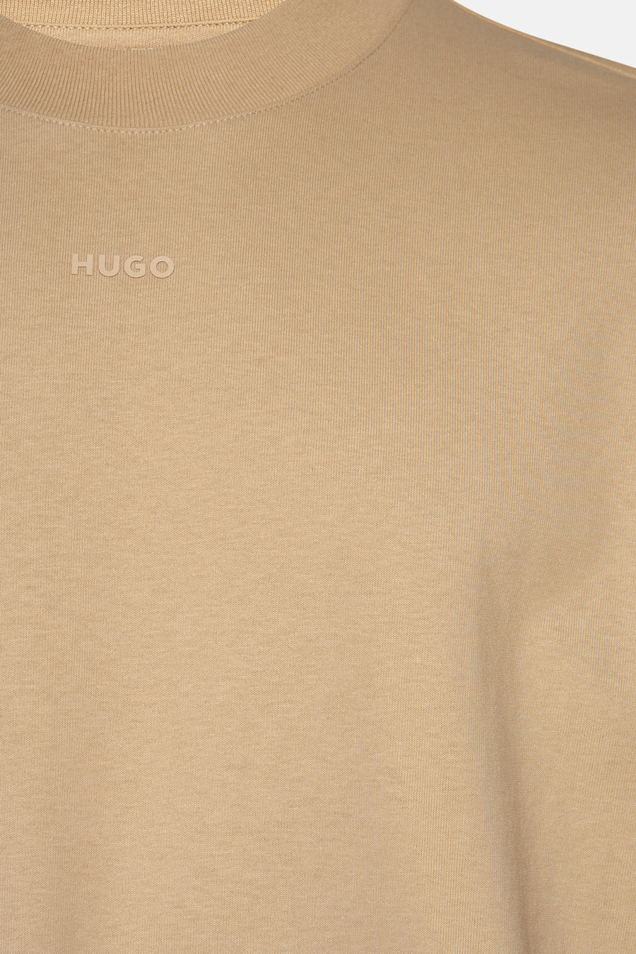 Sweater met ronde hals Beige - HUGO