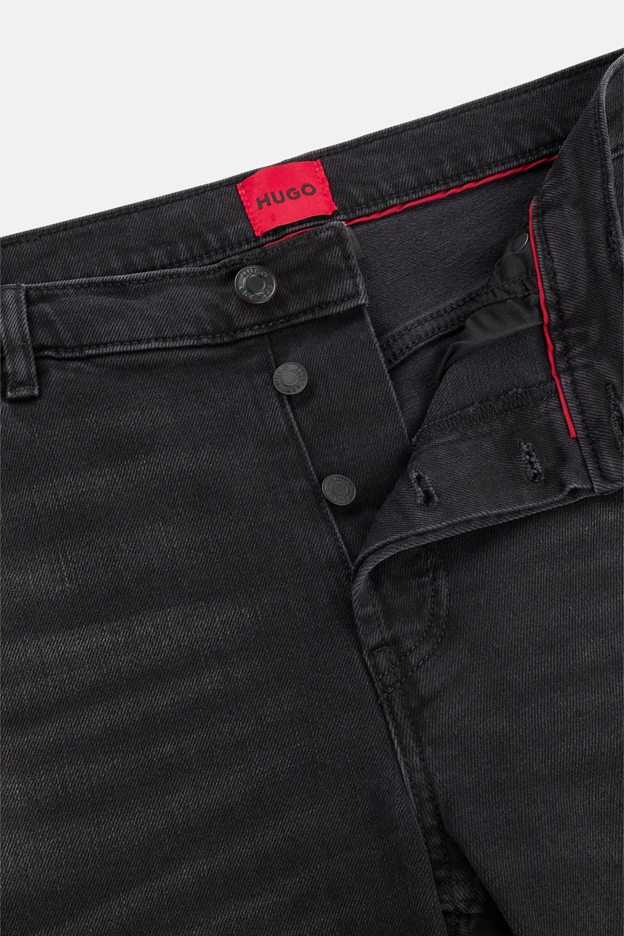 Jeans tapered Black denim - HUGO